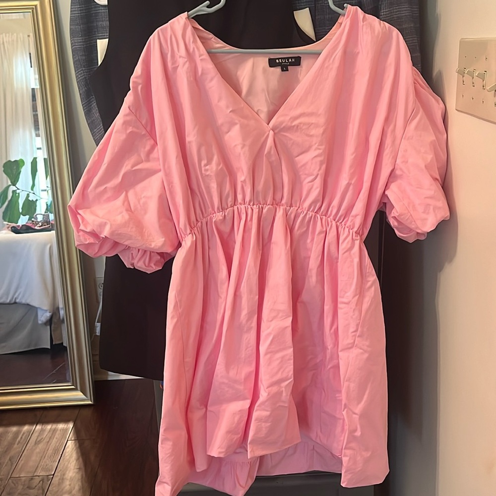 Pink Beulah style cocktail dress